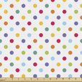 thumbnail image 1 of Ambesonne Party Fabric by the Yard Upholstery, Circular Pattern Spots, 5 Yards, Multicolor, 1 of 4