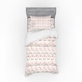 thumbnail image 1 of Ambesonne Pastel Bedding Set 3 Pcs, Aztec Hearts Geometric, Twin, Multicolor, 1 of 2