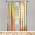 thumbnail image 1 of Ambesonne Pastel Curtains, Abstract Daydream Fantasy, Pair of 28"x95", Beige, 1 of 2