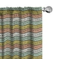 thumbnail image 1 of Ambesonne Pastel Curtains, Couture Measuring Tape, Pair of 28"x95", Multicolor, 1 of 5