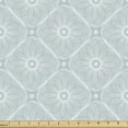 thumbnail image 1 of Ambesonne Pastel Fabric by the Yard Upholstery, Spiral Moire Effect Motif, 3 Yards, Pale Blue Grey White, 1 of 5