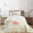 thumbnail image 1 of Ambesonne Pastel Quilted Bedspread Set 2 Pcs, Wild Poppy Blooms Rural, Twin Size, Multicolor, 1 of 5