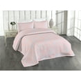 thumbnail image 1 of Ambesonne Pastel Quilted Bedspread Set 3 Pcs, Modern Soft Abstract Design, Twin, Pale Pink and Pale Azure Blue, 1 of 4