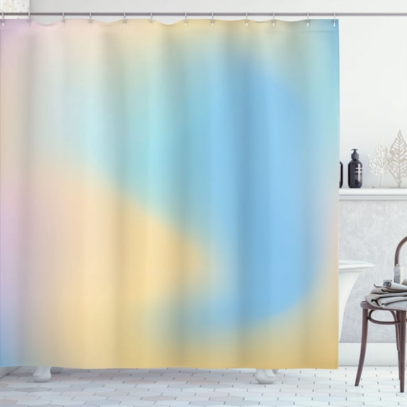 Ambesonne Pastel Shower Curtain, Abstract Daydream Fantasy, 69"Wx75"L, Sky Blue