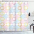 thumbnail image 1 of Ambesonne Pastel Shower Curtain, Big Spots Overlapping, 69"Wx70"L, Multicolor, 1 of 3