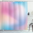 thumbnail image 1 of Ambesonne Pastel Shower Curtain, Daydream Fantasy, 69"Wx84"L, Aqua Peach Pink, 1 of 3