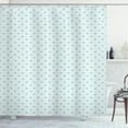 thumbnail image 1 of Ambesonne Pastel Shower Curtain, Forget Me Not Flowers Retro, 69"Wx75"L, Pale Blue and Green, 1 of 3