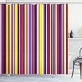 thumbnail image 1 of Ambesonne Pastel Shower Curtain, Striped Pattern Lines Print, 69"Wx75"L, Dark Magenta, 1 of 4