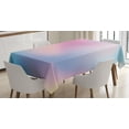 thumbnail image 1 of Ambesonne Pastel Tablecloth Rectangular Table Cover, Daydream Fantasy, 52"x70", Aqua Peach Pink, 1 of 4