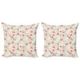 thumbnail image 1 of Ambesonne Pastel Throw Pillow Cover 2 Pack, Fresh Spring Field, 18", Multicolor, 1 of 2