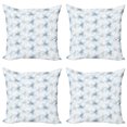 thumbnail image 1 of Ambesonne Pastel Throw Pillow Cover 4 Pack, Chamomiles Art, 24", Blue Yellow White, 1 of 7