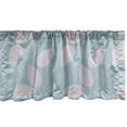 thumbnail image 1 of Ambesonne Pastel Window Valance, Big Striped Leaf Silhouettes, 42" x 12", Mauve Blue Grey, 1 of 1