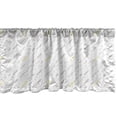 thumbnail image 1 of Ambesonne Pastel Window Valance, Neutral Geometric Stripes, 54" X 12", Pale Grey and Pale Yellow, 1 of 3