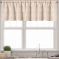 thumbnail image 1 of Ambesonne Peach Colors Valance Pack of 2, Retro Damask Style, 42"X12", Pale Peach White, 1 of 5