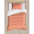 thumbnail image 1 of Ambesonne Peach Duvet Cover Sets, Ornate Spring Flower, 2-Twin, Peach, 1 of 4
