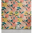 thumbnail image 1 of Ambesonne Peach Peel & Stick Wallpaper for Home, Abstract Fruits Teal Leaves, 13"x100", Coral Pale Salmon and Mustard, 1 of 5