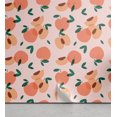 thumbnail image 1 of Ambesonne Peach Peel & Stick Wallpaper for Home, Simple Fruit Pastel Palette, 13"x72", Rose Salmon and Jade Green, 1 of 5