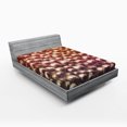 thumbnail image 1 of Ambesonne Pearls Fitted Sheet, Various Sized, Full Size, Brown, 1 of 2