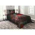 thumbnail image 1 of Ambesonne Pearls Quilted Bedspread Set 2 Pcs, Vintage Abstract Forms, Twin Size, Multicolor, 1 of 3