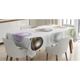 thumbnail image 1 of Ambesonne Pearls Tablecloth Rectangular Table Cover, Pastel Colored Bridal, 60"x84", Multicolor, 1 of 4