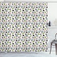 thumbnail image 1 of Ambesonne Penguin Shower Curtain, Happy Funny Animals, 69"Wx84"L, Multicolor, 1 of 3