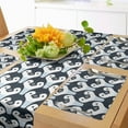 thumbnail image 1 of Ambesonne Penguin Table Runner & Placemats, Birds Face Pattern, Placemat 4 pcs + Runner 16"x90", Slate Blue Pale Blue, 1 of 2