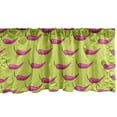 thumbnail image 1 of Ambesonne Pepper Window Valance, Modern Pop Art Chili, 54" X 18", Yellow Green Magenta, 1 of 3