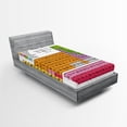 thumbnail image 1 of Ambesonne Periodic Table Fitted Sheet 2 Pcs Set, Chemistry Lovers, Twin XL, Multicolor, 1 of 3