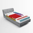thumbnail image 1 of Ambesonne Periodic Table Fitted Sheet, Classical Vivid, Twin Size, Multicolor, 1 of 3