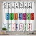 thumbnail image 1 of Ambesonne Periodic Table Kitchen Curtains, Science Letters, 55"x39", Multicolor, 1 of 3