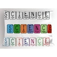 thumbnail image 1 of Ambesonne Periodic Table Pillow Sham, Science Letters, 36" X 20", Multicolor, 1 of 2
