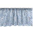 thumbnail image 1 of Ambesonne Phoenix Window Valance, Baroque Classical Rococo, 54" X 18", Pale Azure Blue White, 1 of 3
