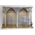 thumbnail image 1 of Ambesonne Pillar Pillow Sham, Antique Interior, 26" X 20", Coconut Sand Brown, 1 of 2
