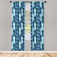 thumbnail image 1 of Ambesonne Pineapple Curtains, Summer Tropical Fruit Art, Pair of 28"x84", Army Green, 1 of 2