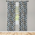 thumbnail image 1 of Ambesonne Pineapple Curtains, Summer Tropical Fruit Art, Pair of 28"x95", Pale Eggshell, 1 of 2