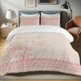 thumbnail image 1 of Ambesonne Pink Duvet Cover Set, Neutral Spring Colors Flowers, Twin, Blush and Pale Rose, 1 of 4