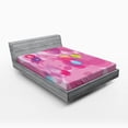 thumbnail image 1 of Ambesonne Pink Fitted Sheet, Fantasy Magic, Full Size, Pink, 1 of 2