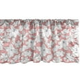 thumbnail image 1 of Ambesonne Pink Floral Valance Pack of 2, Spring Magnolias, 54"X18", Pink Grey, 1 of 4