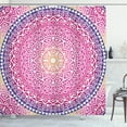 thumbnail image 1 of Ambesonne Pink Mandala Shower Curtain, Vibrant Harmony, 69"Wx75"L, Magenta Purple Peach, 1 of 4