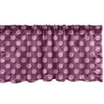thumbnail image 1 of Ambesonne Pink Polka Dots Window Valance, Fashion Backdrop, 54" X 12", Dark Magenta Pale Pink, 1 of 3