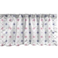 thumbnail image 1 of Ambesonne Pink Polka Dots Window Valance, Simplistic Rounds, 42" x 18", Pale Pink Lavender Blue, 1 of 3