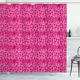 thumbnail image 1 of Ambesonne Pink Shower Curtain, Funky Design Neutral Pattern, 69"Wx84"L, Hot Pink Magenta Blush, 1 of 1