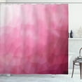 thumbnail image 1 of Ambesonne Pink Shower Curtain, Shades Fragments Gradient, 69"Wx75"L, Magenta Fuchsia, 1 of 3