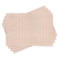 thumbnail image 1 of Ambesonne Pink White Place Mats Set of 4, Romantic Old Country, Standard Size, Pale Salmon and White, 1 of 6