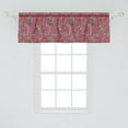 thumbnail image 1 of Ambesonne Pink Zebra Window Valance, Flamingo Toucan Bird, 54" X 18", Pink Tan Black, 1 of 3