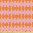 thumbnail image 1 of Ambesonne Pink and Orange Fabric by the Yard Upholstery, Pastel Bicolour Art, 10 Yards, Burnt Sienna and Rose, 1 of 5