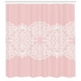 thumbnail image 1 of Ambesonne Pink and White Shower Curtain, Wedding Bridal, 69"Wx84"L, White Blush, 1 of 3