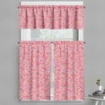thumbnail image 1 of Ambesonne Pink and White Valance & Curtain, Donut Sprinkles, 55"x30", Multicolor, 1 of 6