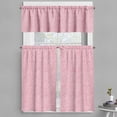 thumbnail image 1 of Ambesonne Pink and White Valance & Curtain, Gingham Grid, 55"x24", Pale Pink, 1 of 6