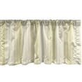 thumbnail image 1 of Ambesonne Pinstripe Window Valance, Torn Paper Effect Lines, 54" X 18", Pale Yellow Champagne, 1 of 3